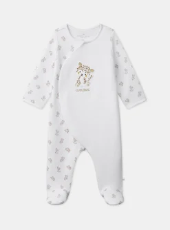 Baby Jumpsuits-Sergent Major White BABYGROW