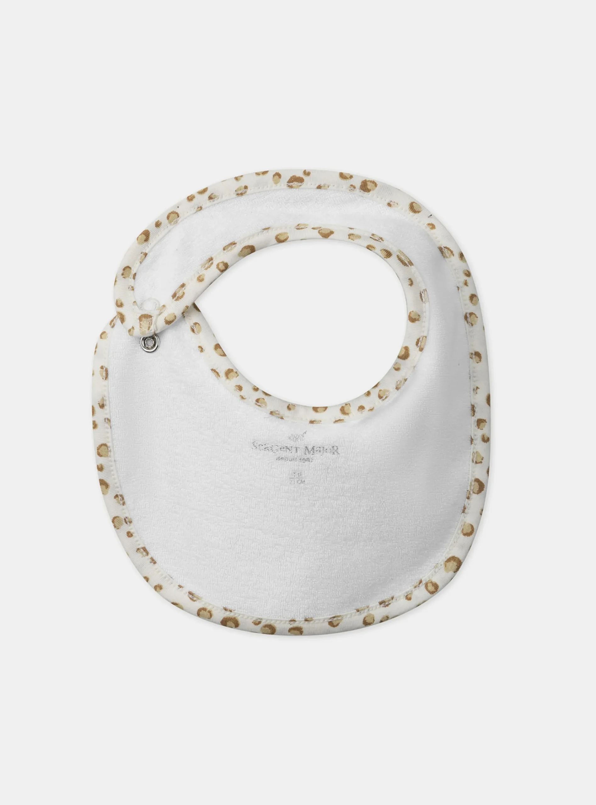 Sponge Tips, Nappies & Bibs-Sergent Major White BIB
