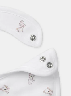 Sponge Tips, Nappies & Bibs-Sergent Major White BIB
