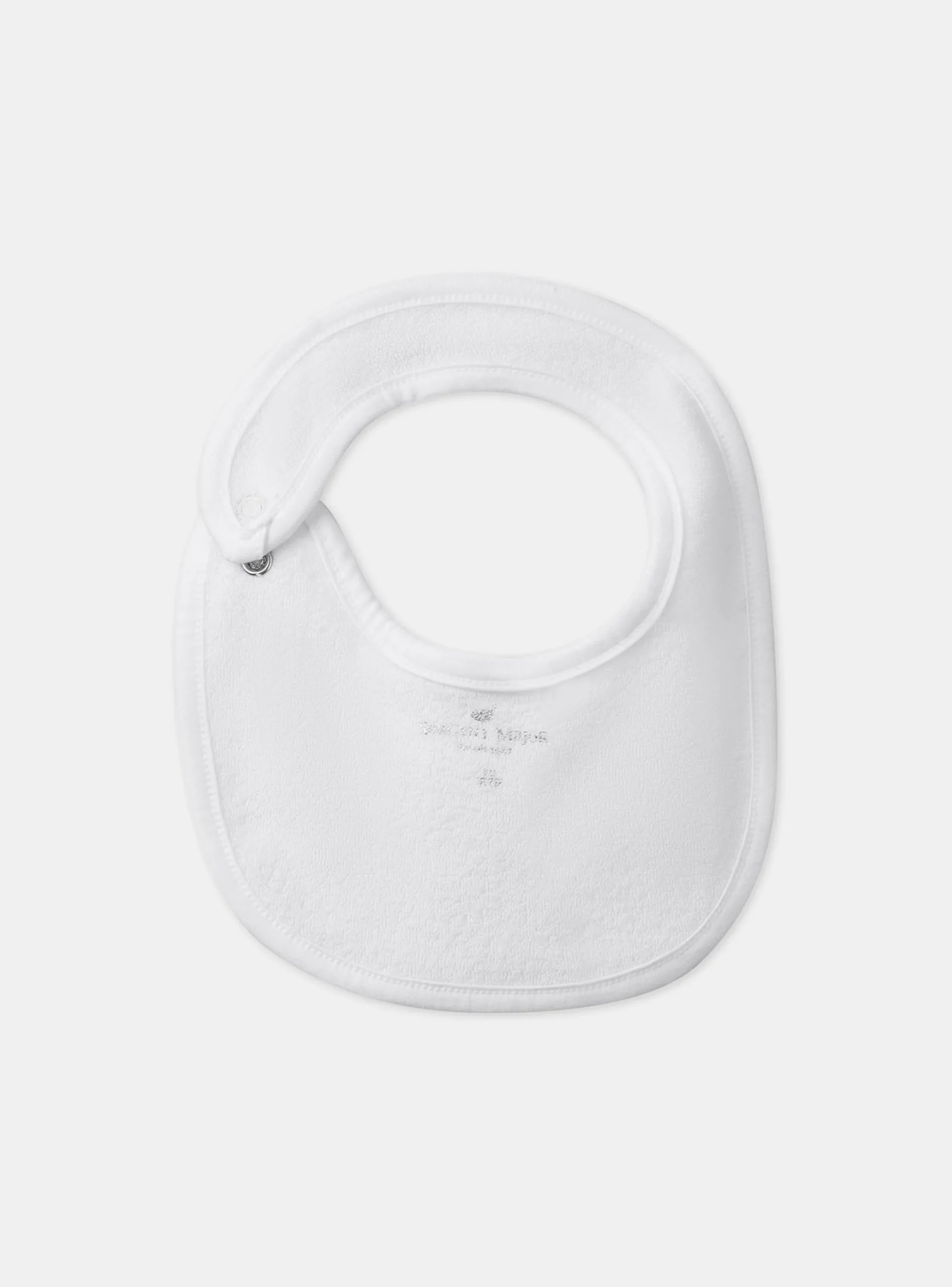 Sponge Tips, Nappies & Bibs-Sergent Major White BIB