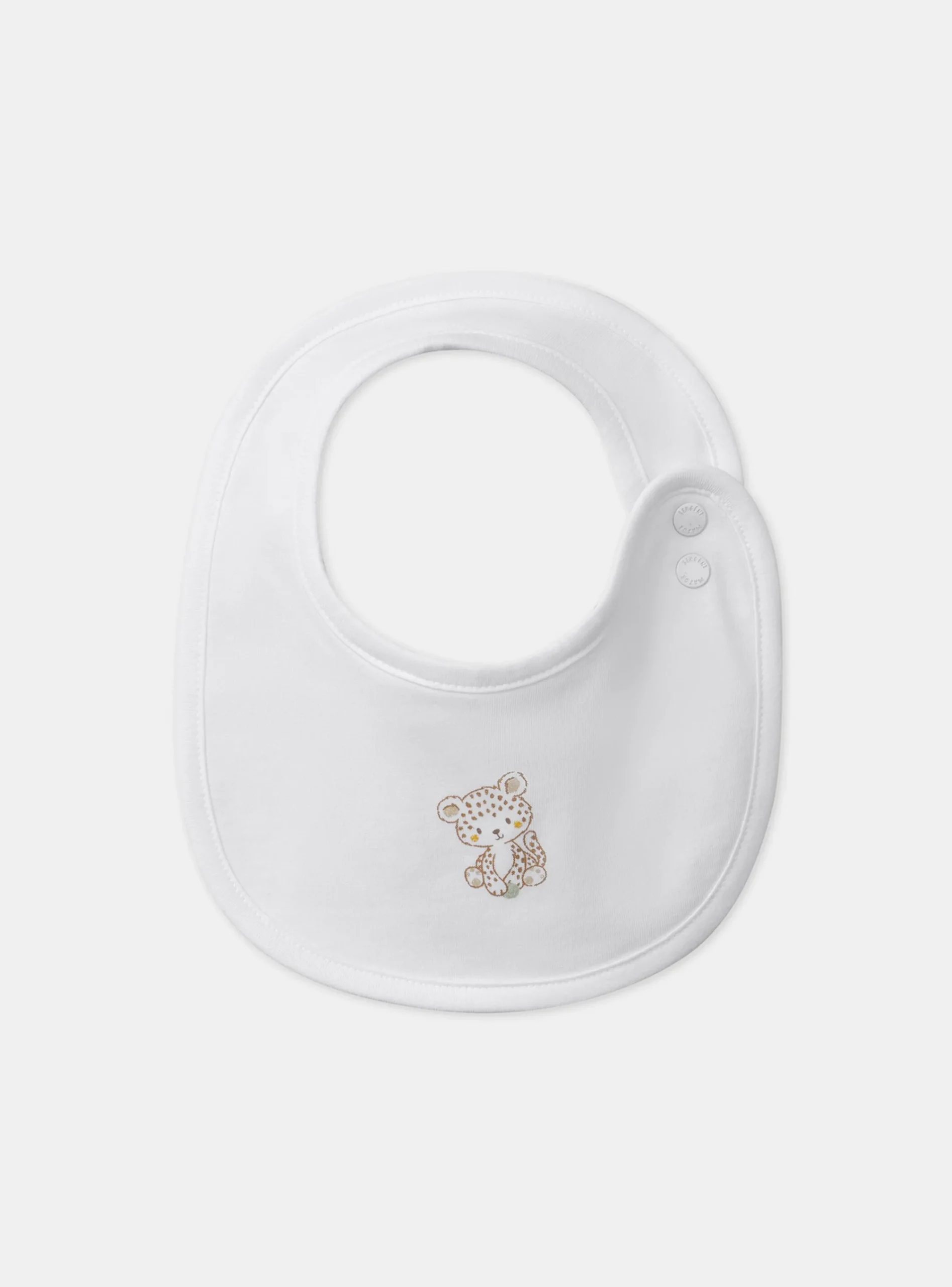 Sponge Tips, Nappies & Bibs-Sergent Major White BIB
