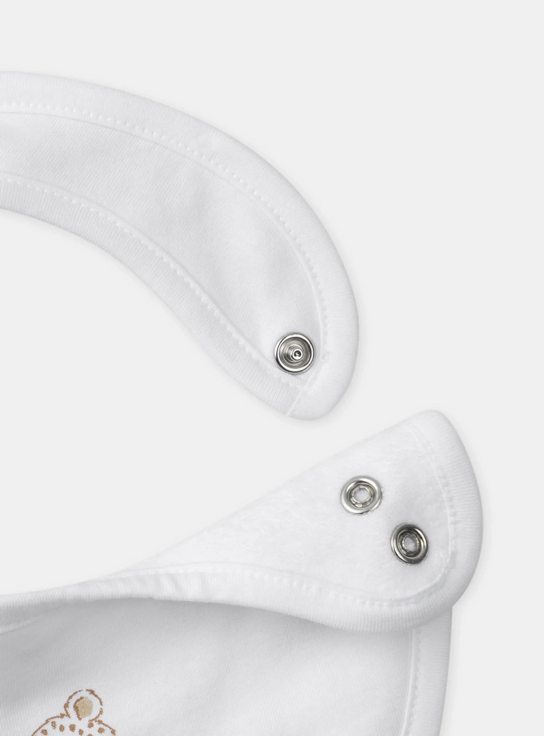 Sponge Tips, Nappies & Bibs-Sergent Major White BIB
