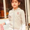 Knitwear, Sweater, Cardigan-Sergent Major White KIDS CARDIGAN