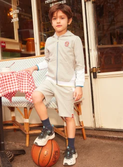 Knitwear, Sweater, Cardigan-Sergent Major White KIDS CARDIGAN
