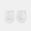 Hat, Mittens-Sergent Major White NEWBORN MITTENS