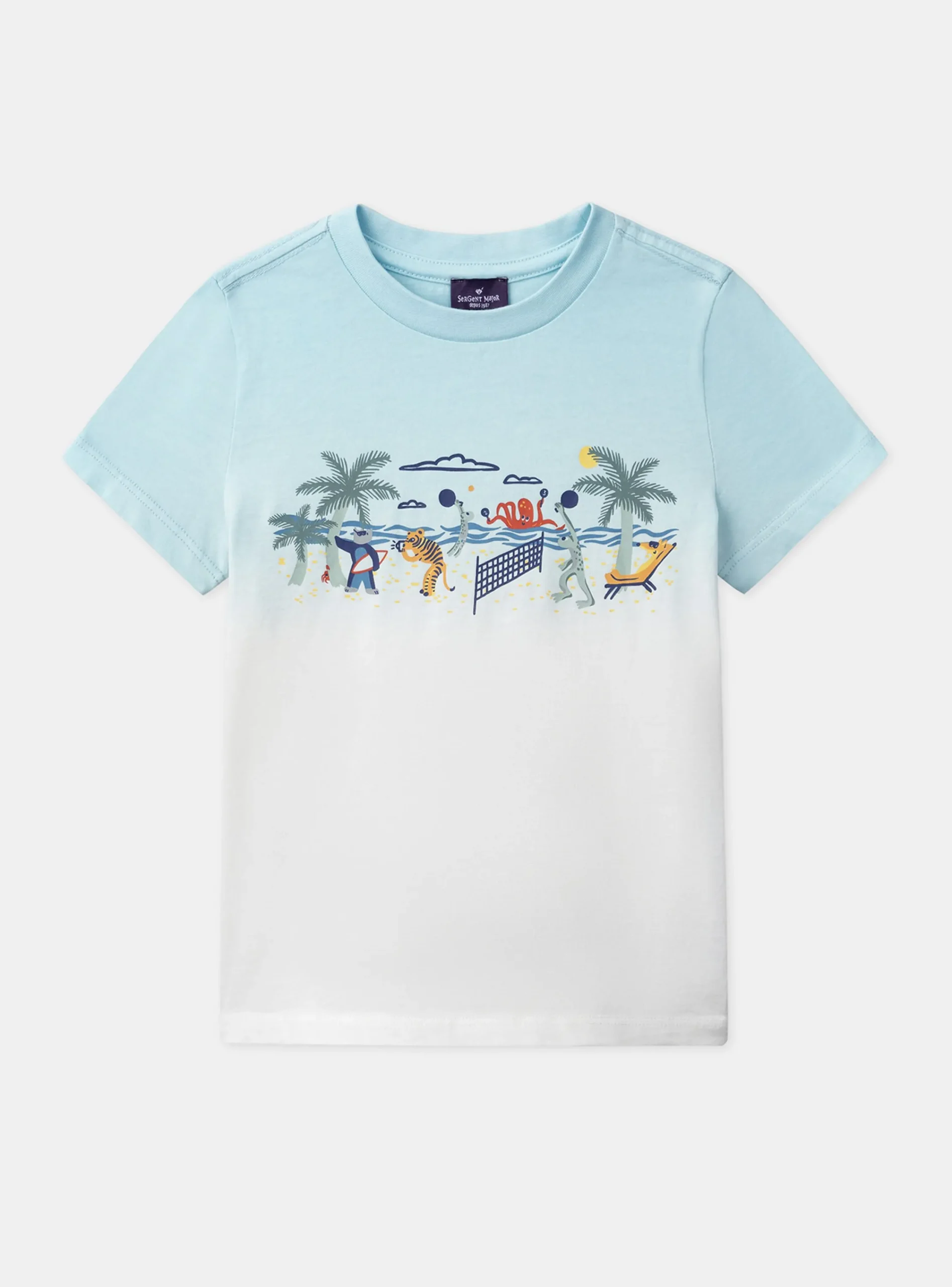 T-shirt, Polo Shirt-Sergent Major White TEE SHIRT SS
