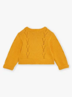 Knitwear, Sweater, Cardigan | Knitwear, Sweater, Cardigan-Sergent Major Yellow amber cardigan