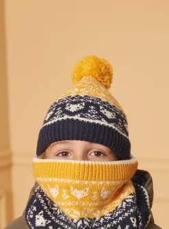 Beany, Scarf & Gloves-Sergent Major Yellow BEANY