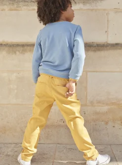 Trousers, Jeans-Sergent Major Yellow straight-leg pants